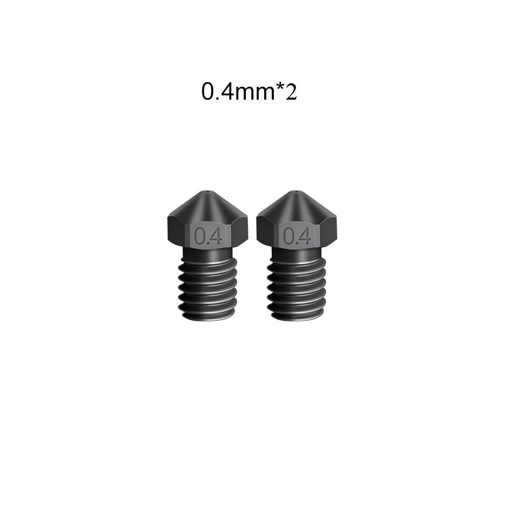 4pcs Boquilla de acero endurecido 0,4mm (envío gratis)