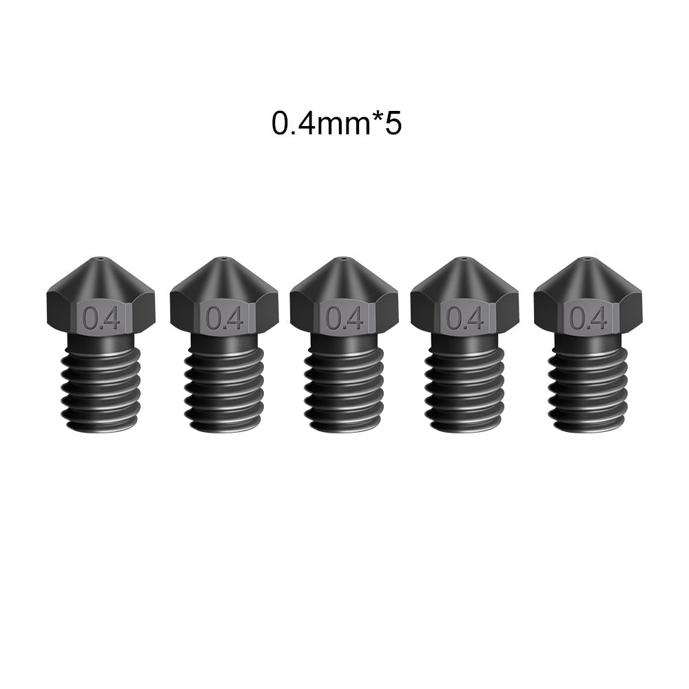 4pcs Boquilla de acero endurecido 0,4mm (envío gratis)
