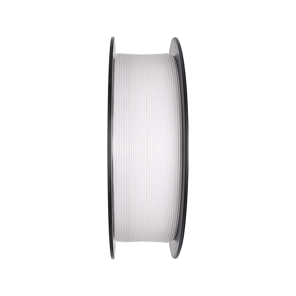 MNGDA Filamento PLA de color blanco, 1,75mm para impresora 3D, 1kg, blanco