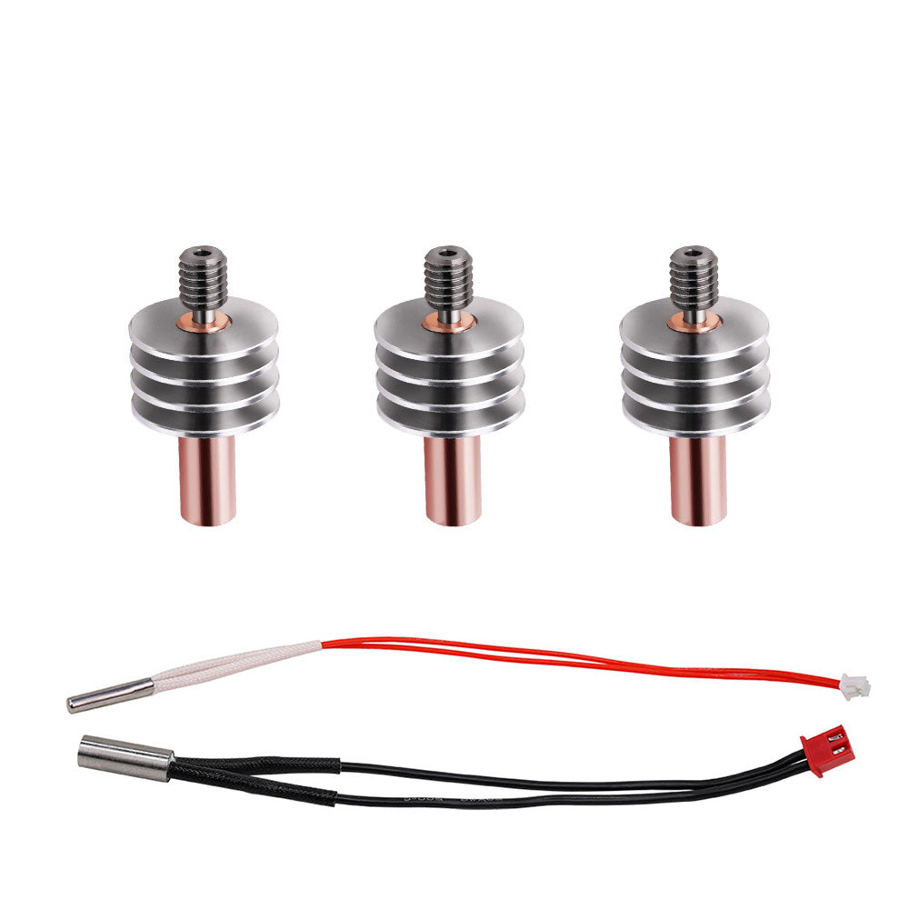 Actualizar todo el metal heatbreak, reemplazo de tubo de alta temperatura de la aleación de titanio del metal adapta el termistor para la impresora 3D de la serie del mago