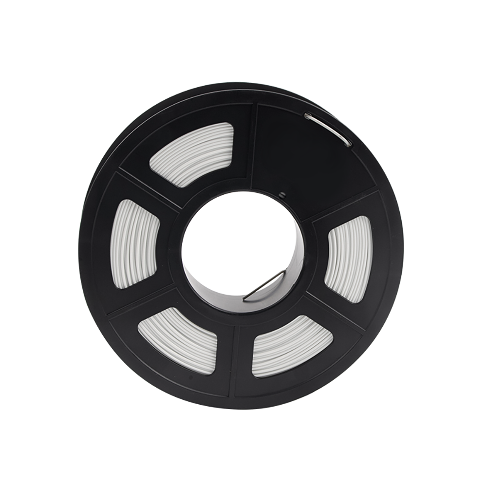 MNGDA Filamento PLA de color blanco, 1,75mm para impresora 3D, 1kg, blanco