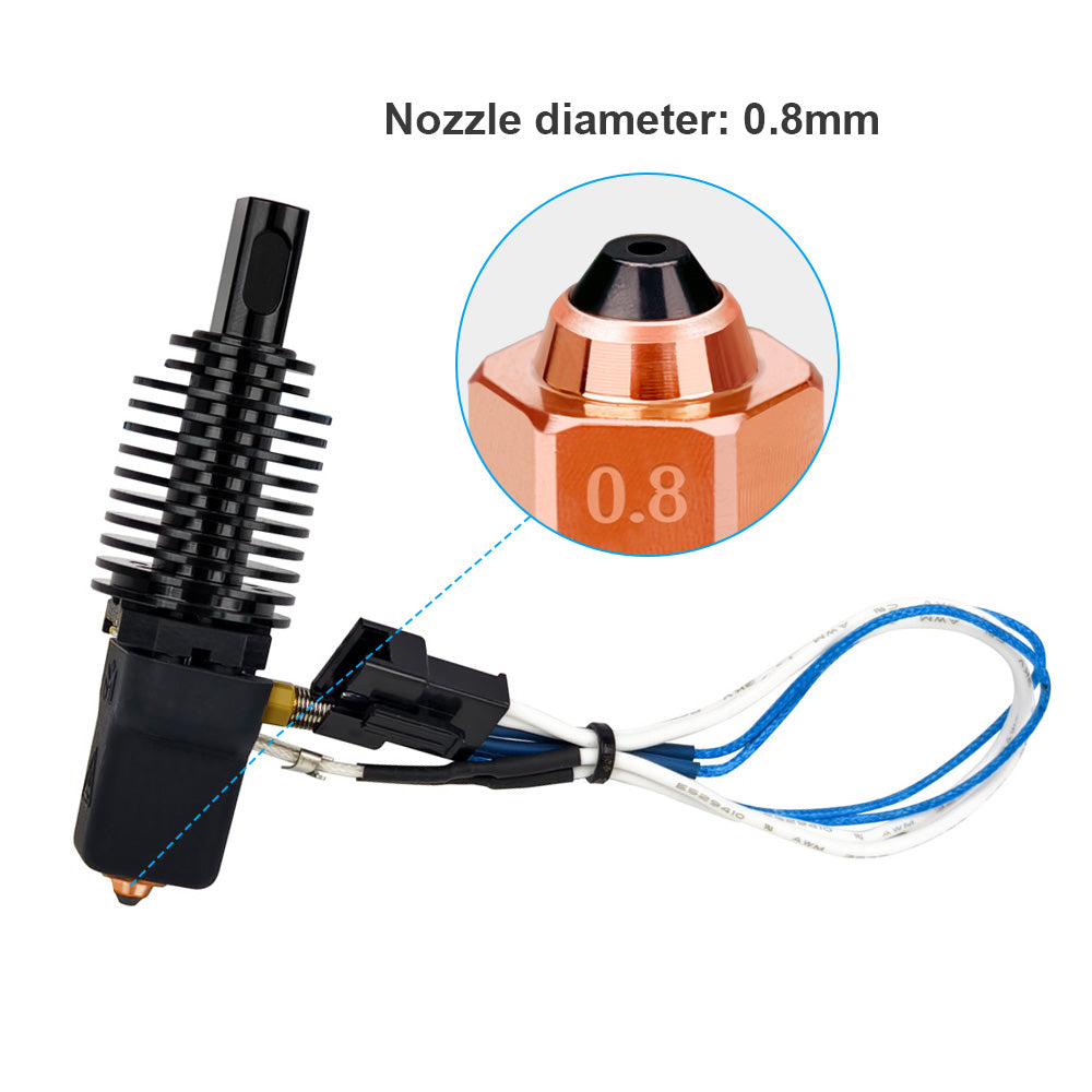 MD-600D & MD-1000D Integrated Hotend