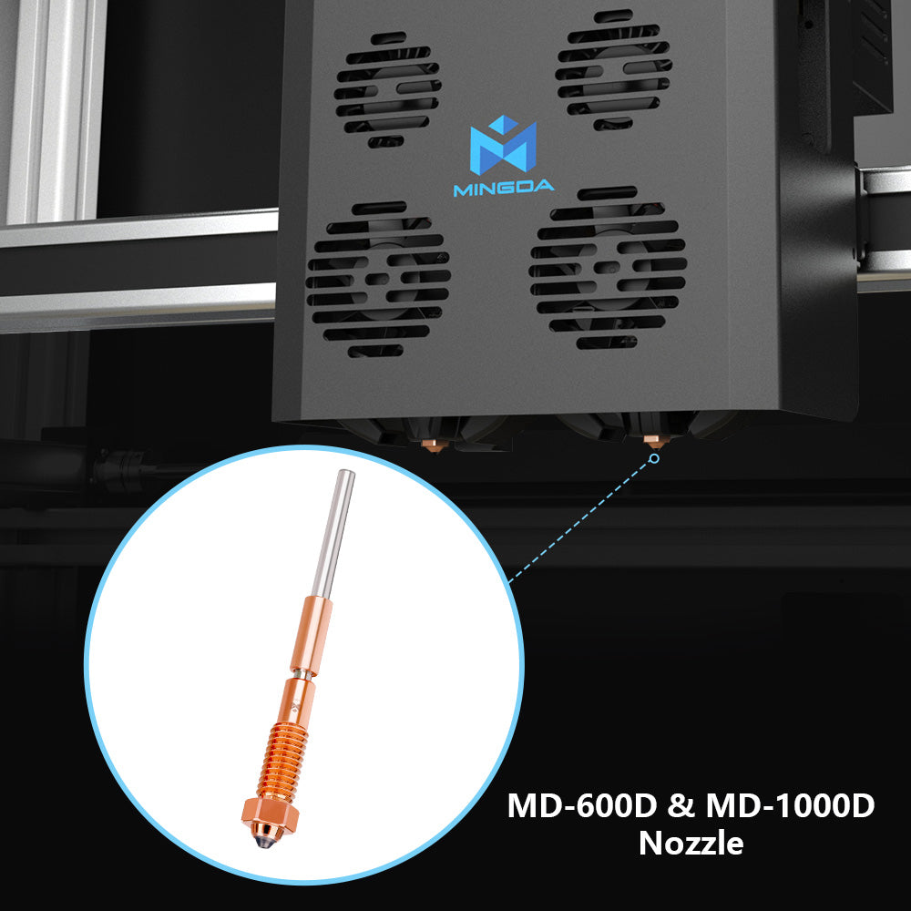 MD-600D & MD-1000D Integrated Silicon Carbide High Coat Nozzle