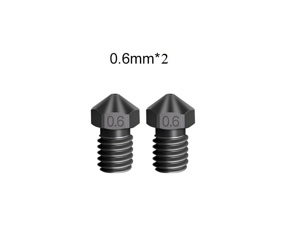 4pcs Boquilla de acero endurecido 0,4mm (envío gratis)