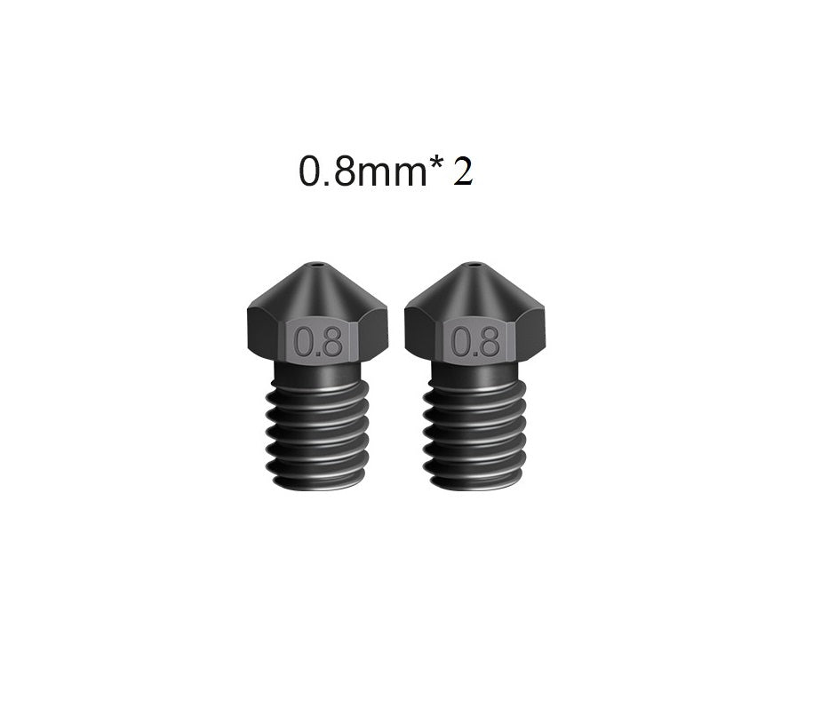 4pcs Boquilla de acero endurecido 0,4mm (envío gratis)