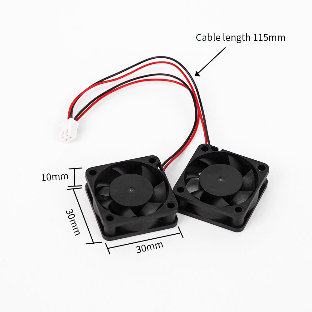 Doble ventilador 3010 longitud del cable 115mm para mago 1 serie 3D impresora