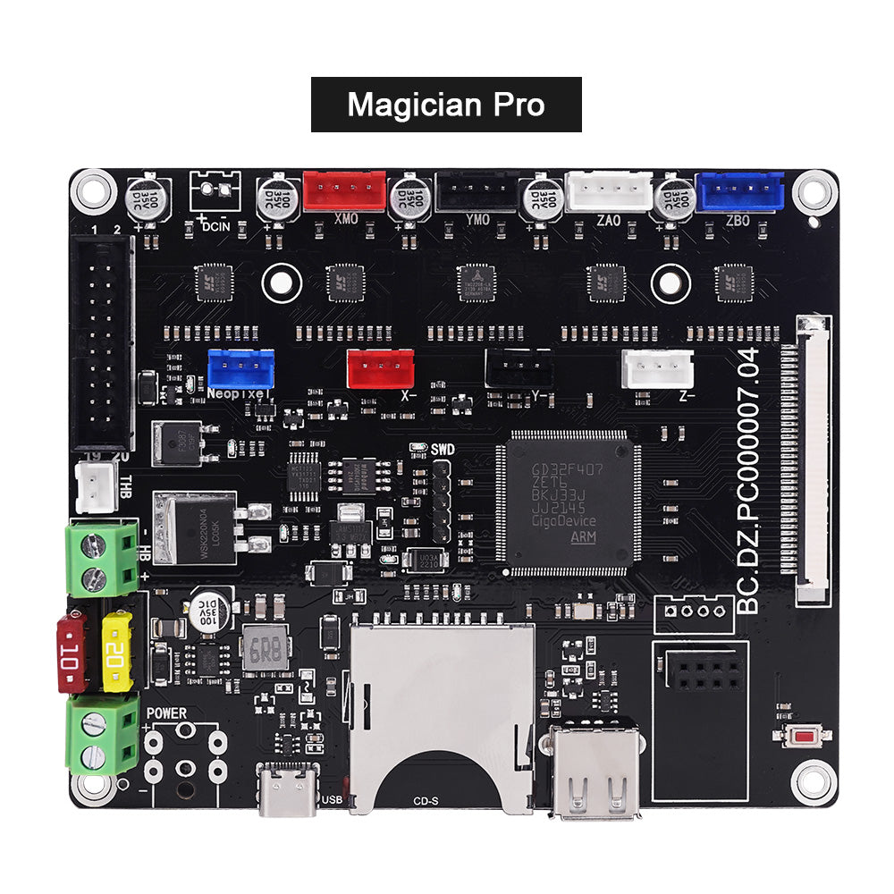 Nueva placa base silenciosa para impresora 3D de la serie Magician