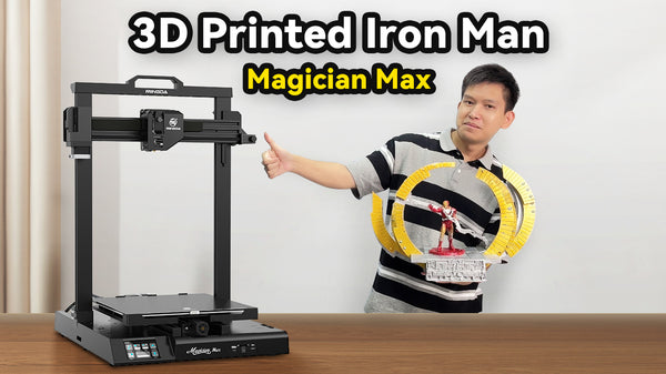How to print Iron Man with Mingda Magician Max?