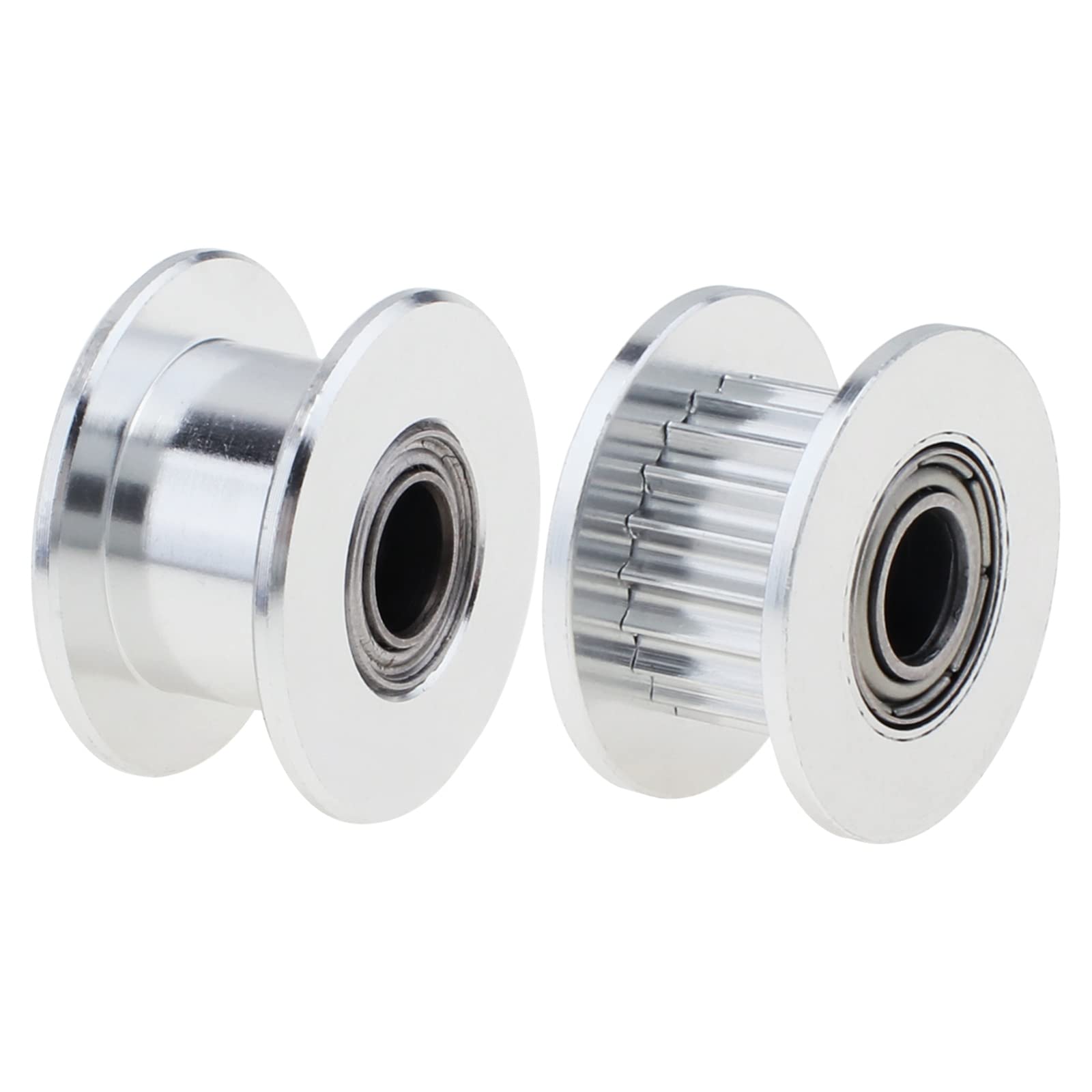 MD-400D 2GT-20T Idler Pulley, Groove Width 11, Bore 5 with Bearing