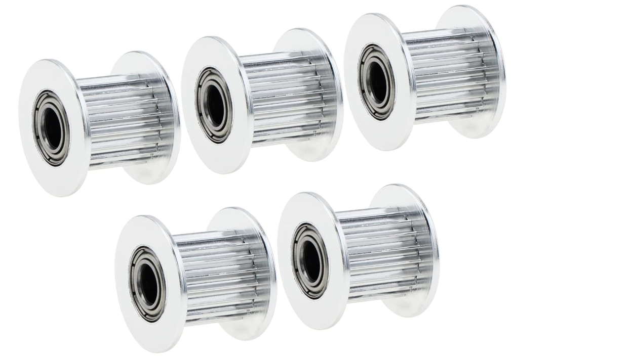 MD-400D 2GT-20T Idler Pulley, Groove Width 11, Bore 5 with Bearing